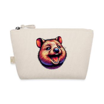 Laughing Quokka - Organic Pouch - nature - Front