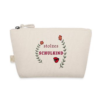 proud schoolchild enrollment - Organic Pouch - nature - Front