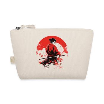 Japanische Kunst Kriegerin Onimusha - Bio-Täschchen - Natur - Vorne