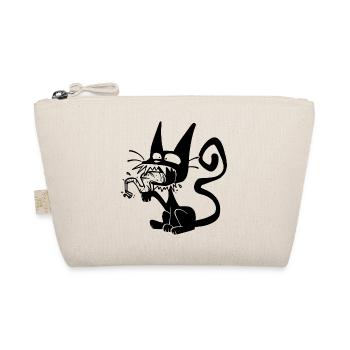 Blaack Cat licking paw - Trousse biologique - nature - Devant
