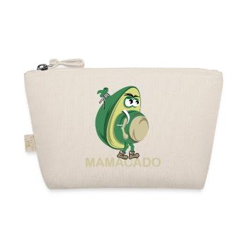 Mamacado avocado vegetable funny illustration icon - Organic Pouch - nature - Front