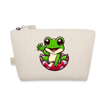 Oeuf de Pâques coloré avec conception de grenouille éclosion - Trousse biologique - nature - Devant