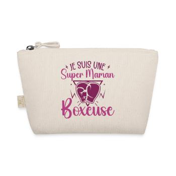 Je Suis Une Super Maman Boxeuse Cadeau Boxeuse - Trousse biologique - nature - Devant