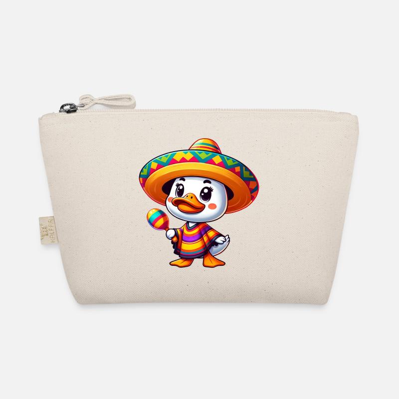 Cinco de Mayo Dessin animé de canard mignon Trousse biologique