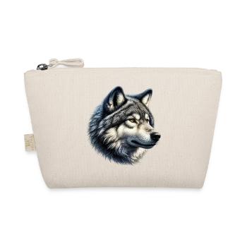 Wolf - Organic Pouch - nature - Front