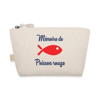 FISH. MEMORY. SARDINE. APRIL FOOL. SEA - Organic Pouch - nature - Front
