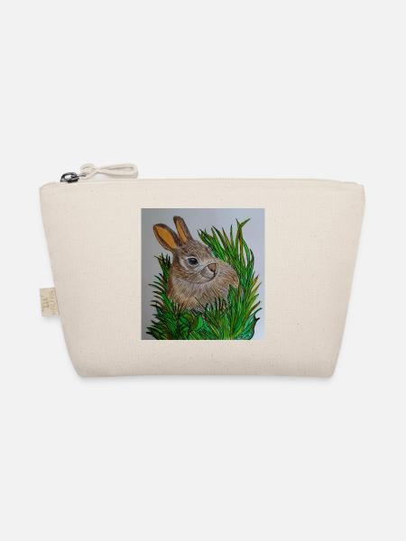 EG Hase I Tier I Ostern I Geschenkidee I Urlaub - Bio-Täschchen - Natur