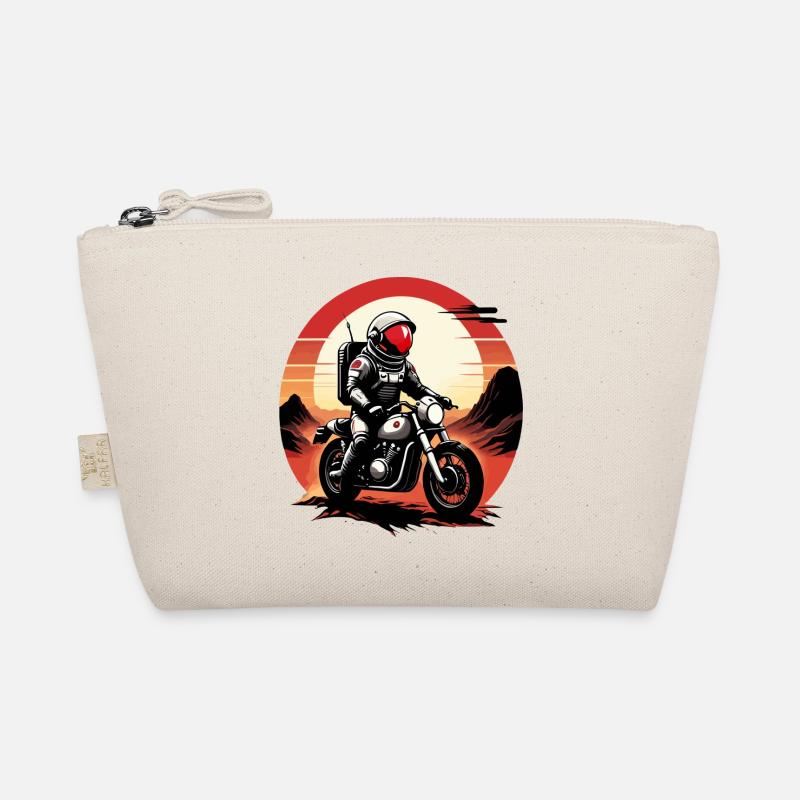Astronaute faisant la course sur Mars à moto Trousse biologique