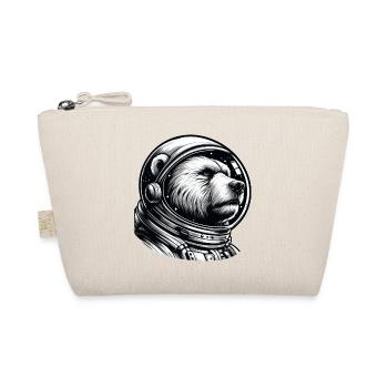 Bär Astronaut Weltall Weltraum - Bio-Täschchen - Natur - Vorne