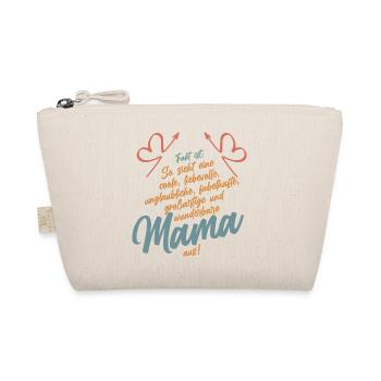 Super-Mama: Cool, Liebevoll & Unvergleichlic - Bio-Täschchen - Natur - Vorne