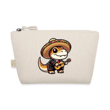 Cinco de Mayo T-Rex Mariachi Party - Organic Pouch - nature - Front