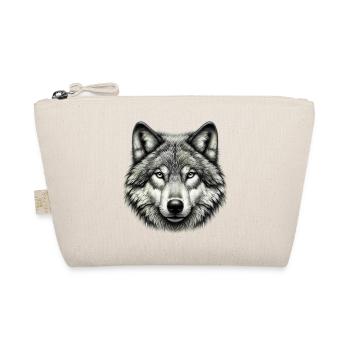 Wolf - Bio-Täschchen - Natur - Vorne