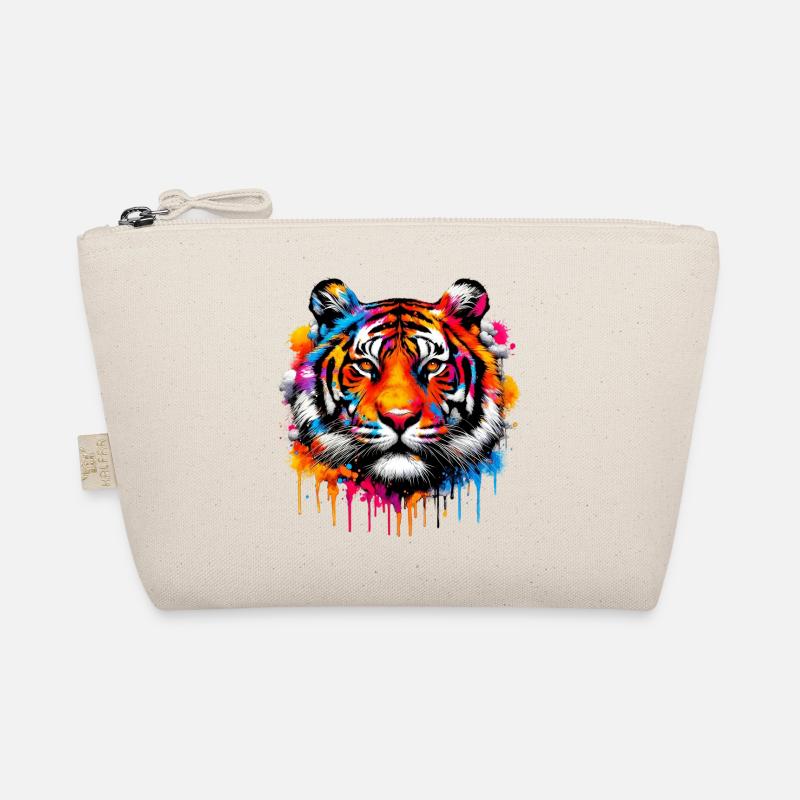 Tiger - Bio-Täschchen - Natur