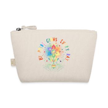 Flower with Root Symbol of Pride & Belonging - Organic Pouch - nature - Front