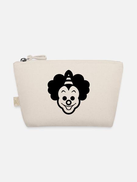 Clown - Bio-Täschchen - Natur - Vorne