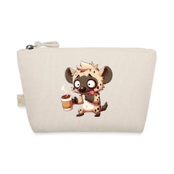 Hyena Coffee Coffee Lover Caffeine Funny - Organic Pouch - nature - Front