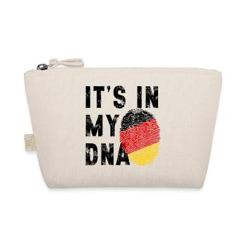 Abstract Red Yellow Flag Brush - Organic Pouch - nature - Front