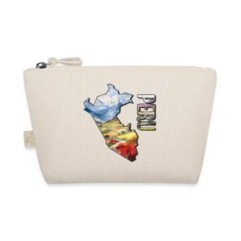 Carte à l’aquarelle du Pérou - Trousse biologique - nature - Devant