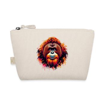 Orangutan Monkey - Organic Pouch - nature - Front