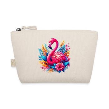 Flamingo - Bio-Täschchen - Natur - Vorne