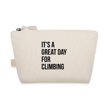 Climbing Climbing Climbing - Organic Pouch - nature - Front