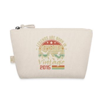 September 2015 Geburtstagsgeschenk September 2015 - Bio-Täschchen - Natur - Vorne