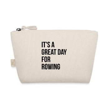 Rowing Rowing Rowing - Organic Pouch - nature - Front