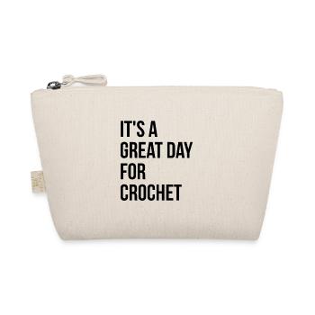 Crochet Crochet Crochet - Organic Pouch - nature - Front