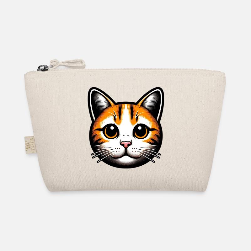 Katze - Bio-Täschchen - Natur
