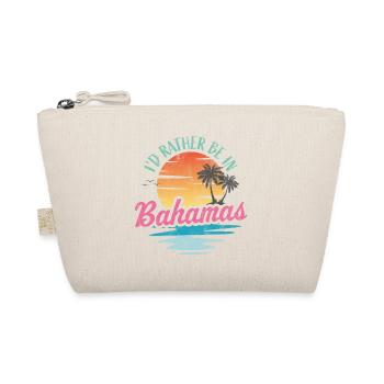 Ich wäre lieber auf den Bahamas - Bio-Täschchen - Natur - Vorne