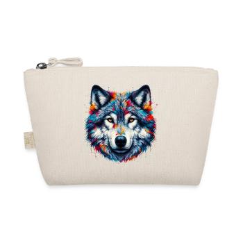 Wolf - Bio-Täschchen - Natur - Vorne