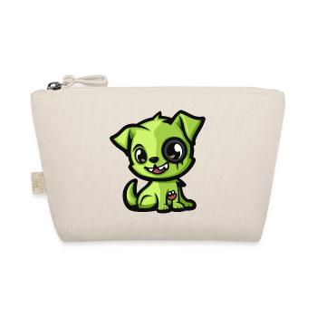 Dog Halloween Zombie Comic - Organic Pouch - nature - Front