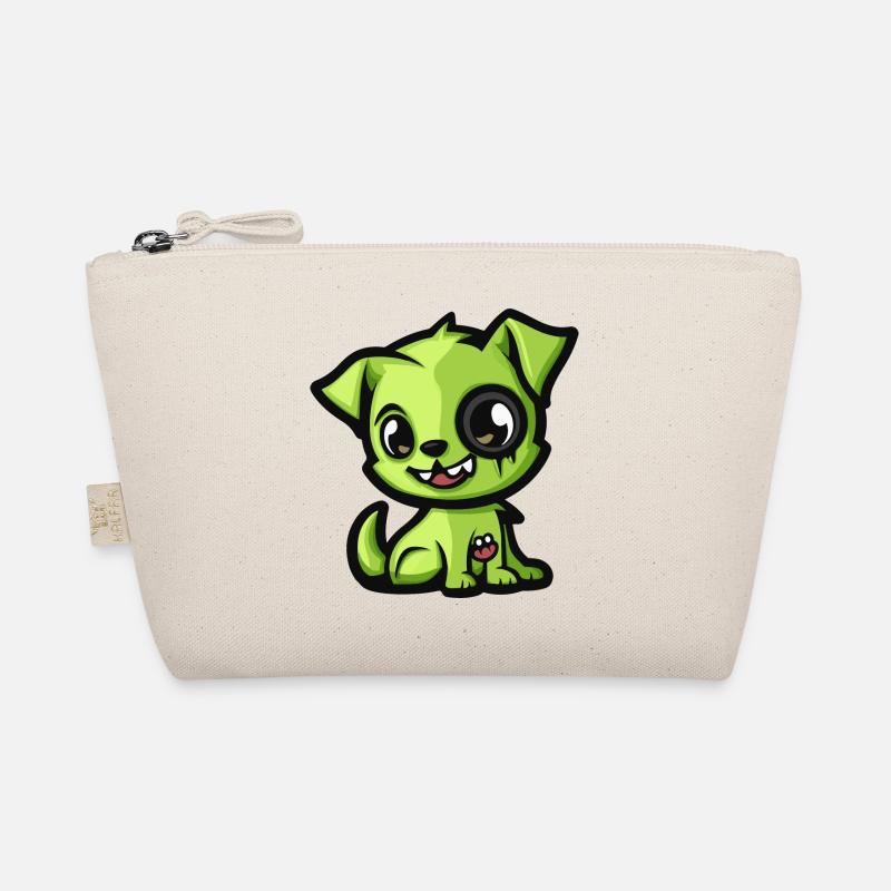 Hund Halloween Zombie Comic Bio-Täschchen