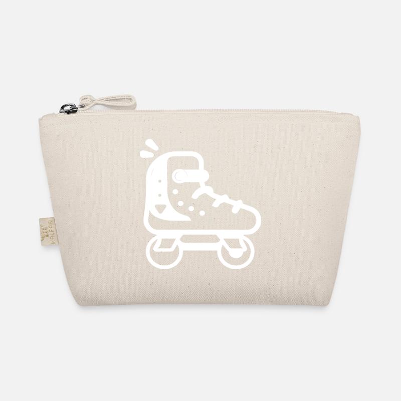 Roller Skates Cartoon Style Organic Pouch