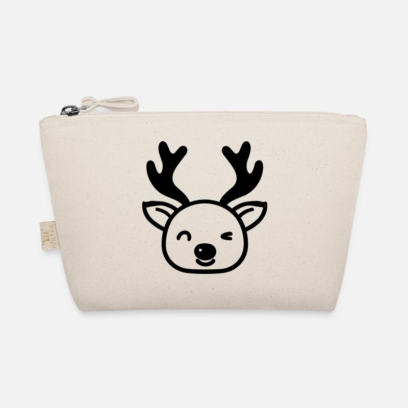Christmas Reindeer Organic Pouch