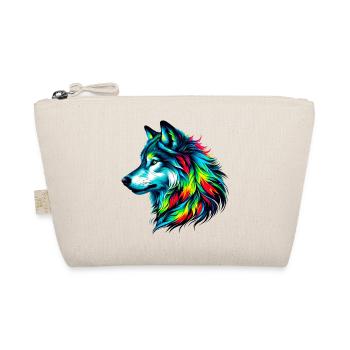 Wolf - Bio-Täschchen - Natur - Vorne