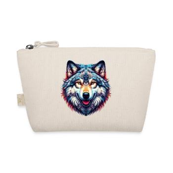 Wolf - Organic Pouch - nature - Front