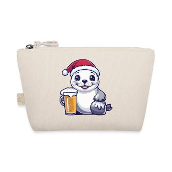 Seal Animal Christmas Beer - Organic Pouch - nature - Front
