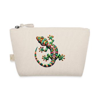 Gecko - Bio-Täschchen - Natur - Vorne