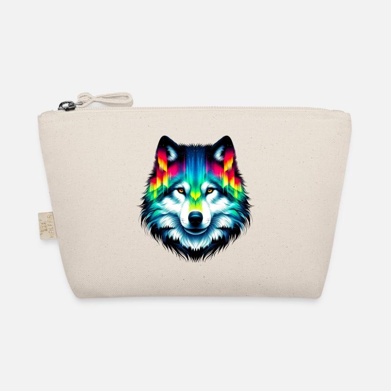 Wolf - Bio-Täschchen - Natur