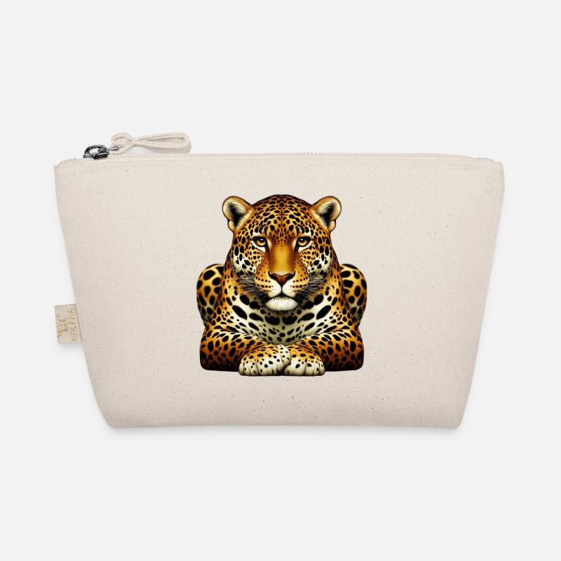 Leopard - Bio-Täschchen - Natur