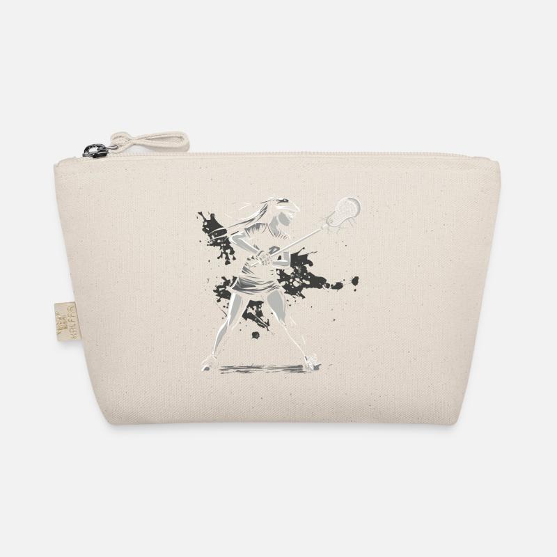 Lacrosse Player Organic Pouch