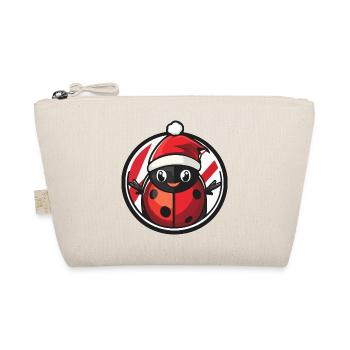 Ladybug Christmas Animal - Organic Pouch - nature - Front