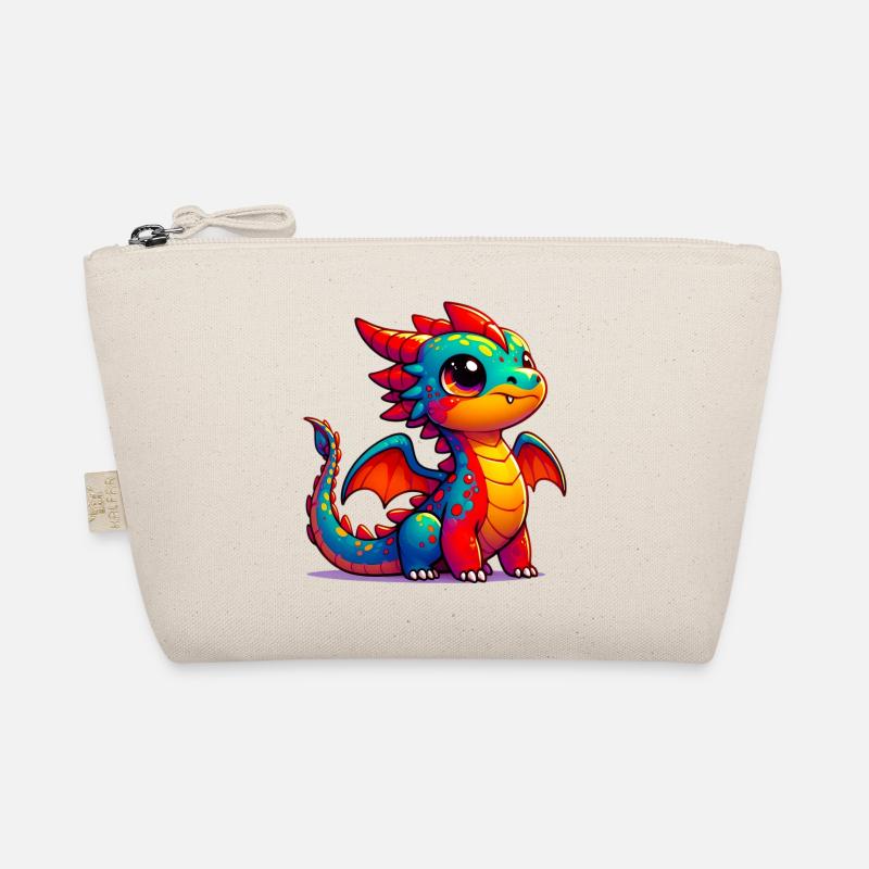 Drache - Bio-Täschchen - Natur