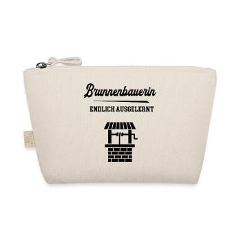 Brunnenbauerin Ausbildung Bestanden Azubi Lehre - Bio-Täschchen - Natur - Vorne