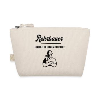 Rohrbauer Endlich Eigener Chef Rohrbauerei Meister - Bio-Täschchen - Natur - Vorne