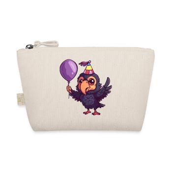Harpy Bird Birthday Comic Cute - Organic Pouch - nature - Front