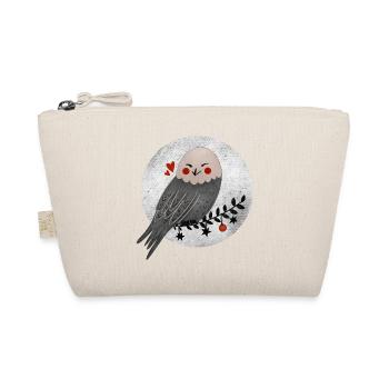 Christmas Owl - Organic Pouch - nature - Front