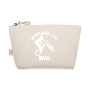 I can't I have bmx - Organic Pouch - nature - Front