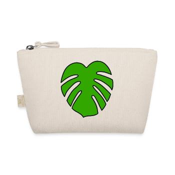 Monstera Pflanze - Bio-Täschchen - Natur - Vorne
